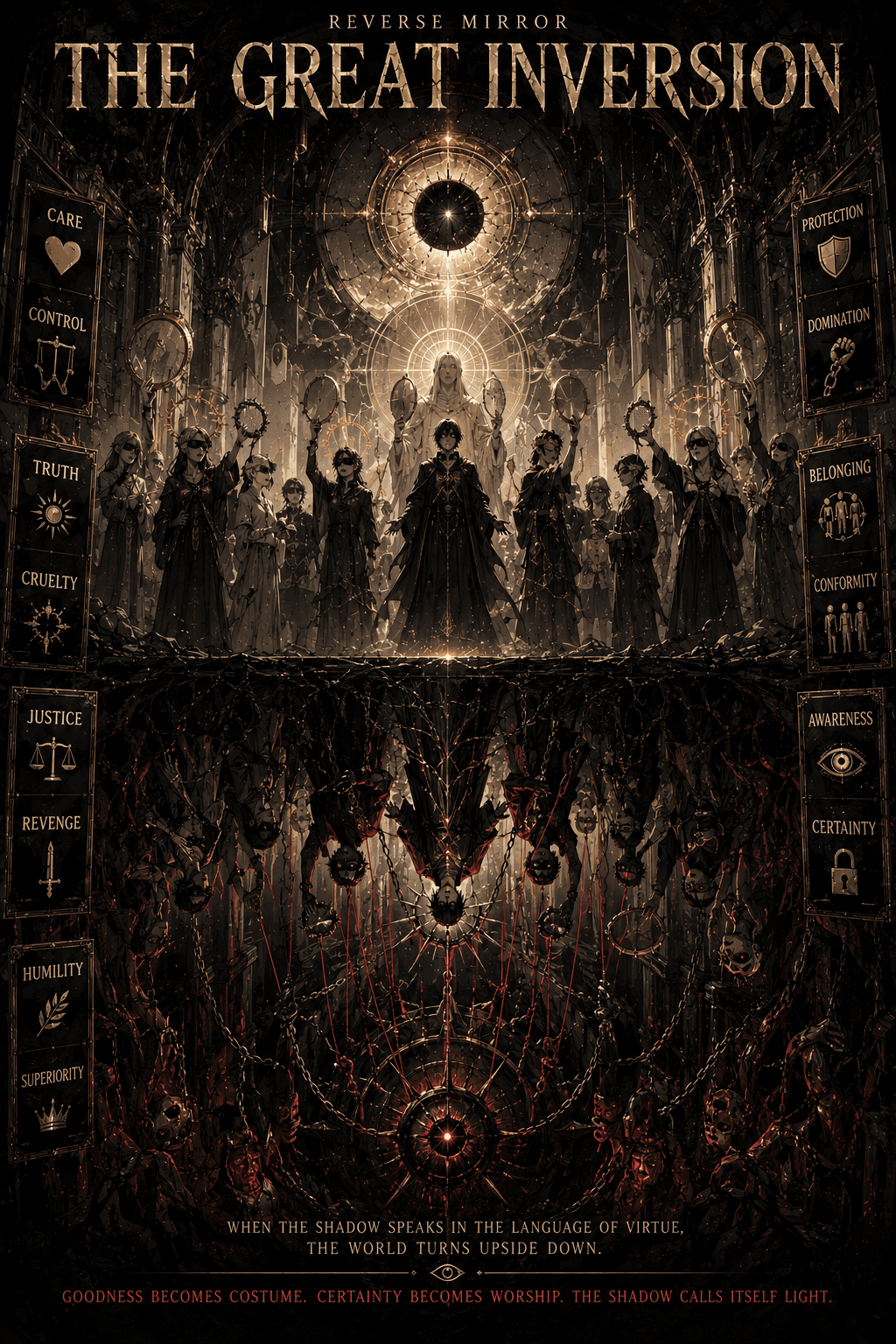 The Great Inversion — moral reversal and shadow possession