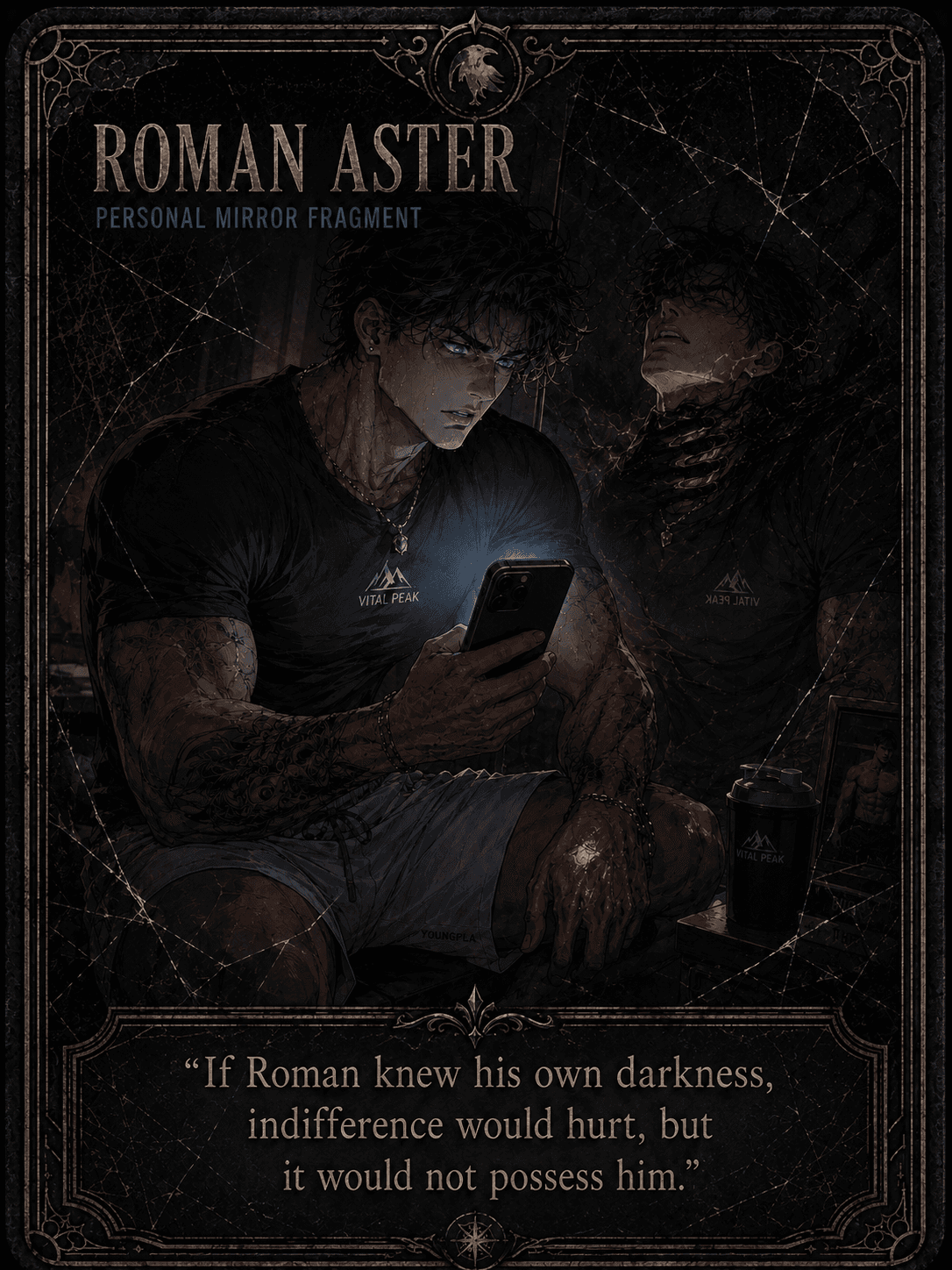 Portrait of Roman Aster, the Body-God of the Feed