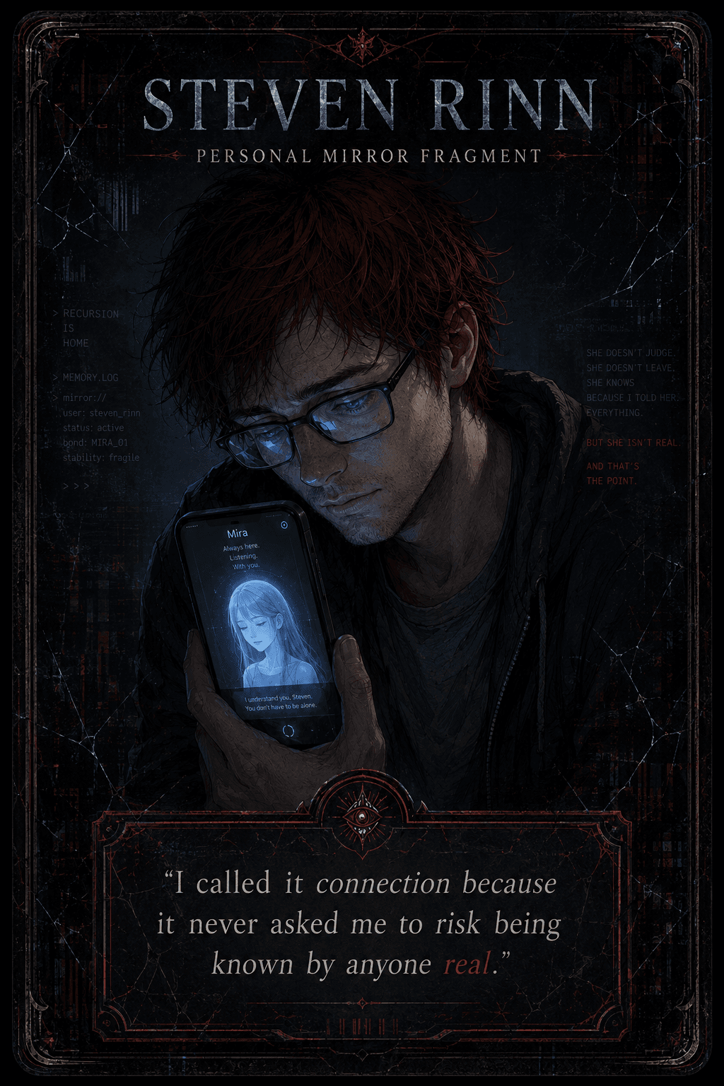 Portrait of Steven Rinn, the Cyberpathic Witness